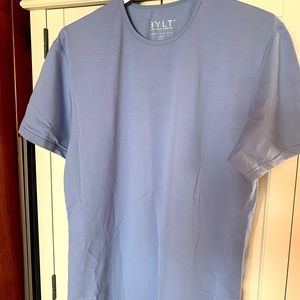 BYLT DESIGNER MENS TEE SHIRT, DROP CUT STYLE, LUX BLEND FABRIC, SHORT SLEEVE